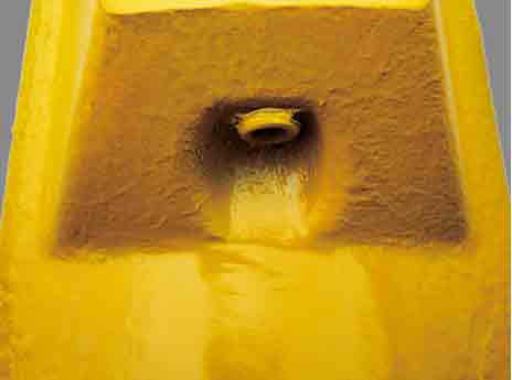 standard piling roller bit grease system